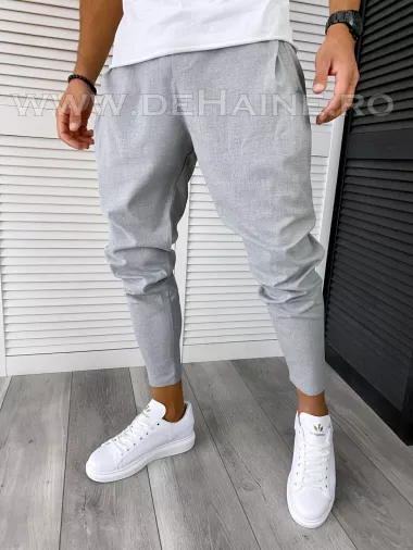 Pantaloni barbati casual gri B6776 F1